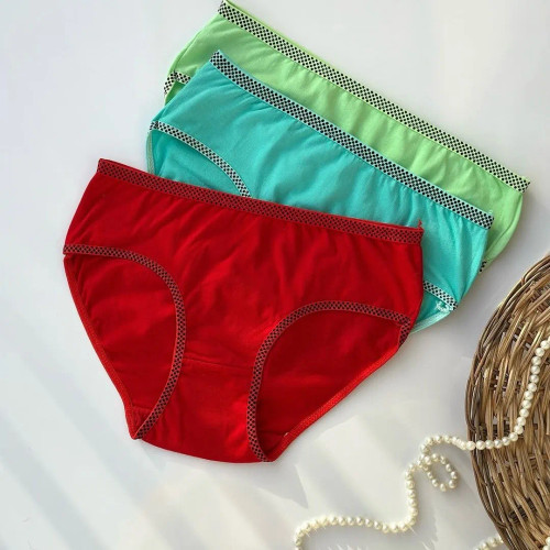 شورت نخی زنانه طرح خالدار، راحت و لطیف، مناسب استفاده روزانه، سایز XL