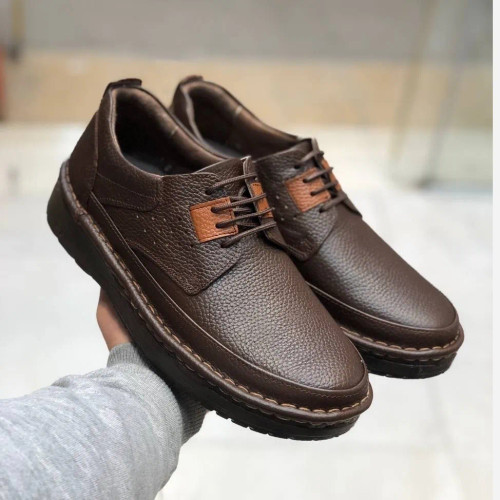 کفش چرم طبیعی مردانه کلارک مدل راحت و شیک کد 12345