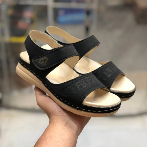 صندل زنانه طبی راحت و شیک تابستانی چسبی بادوام مناسب پیاده روی