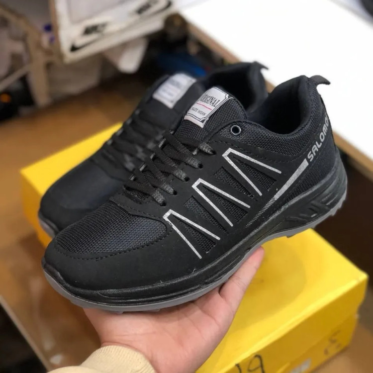 کتونی اسپرت مشکی مردانه و زنانه، کفش پیاده روی و روزمره مقاوم