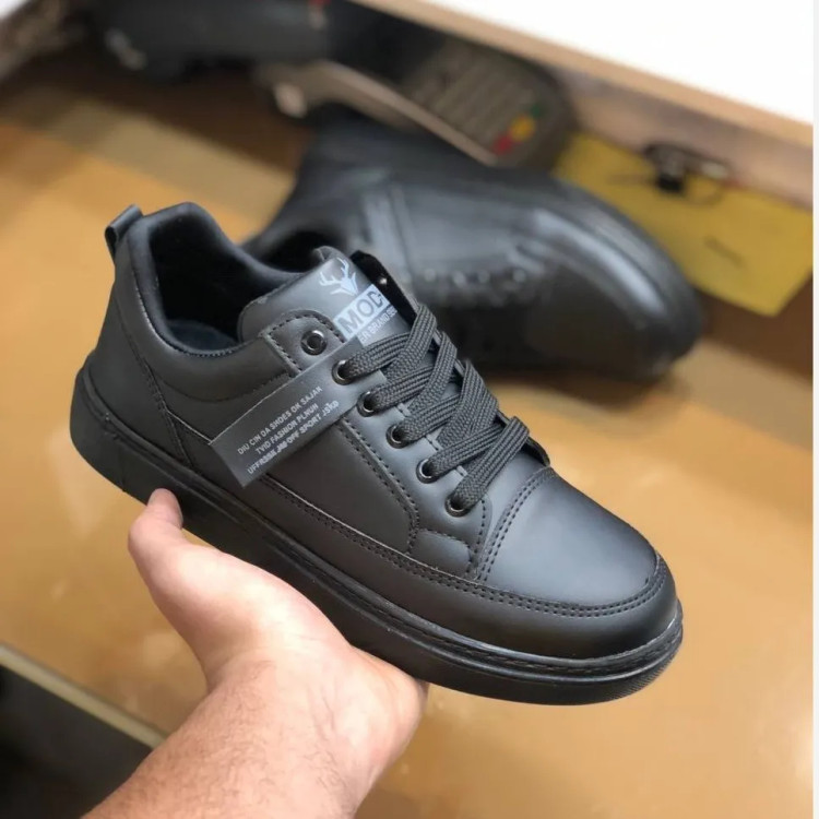 کفش اسپرت مردانه چرم صنعتی زیره پیو سبک ضد آب سایز 37 تا 41