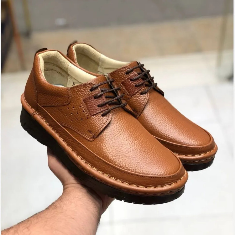 کفش چرم طبیعی مردانه کلارک مدل راحت و شیک کد 12345