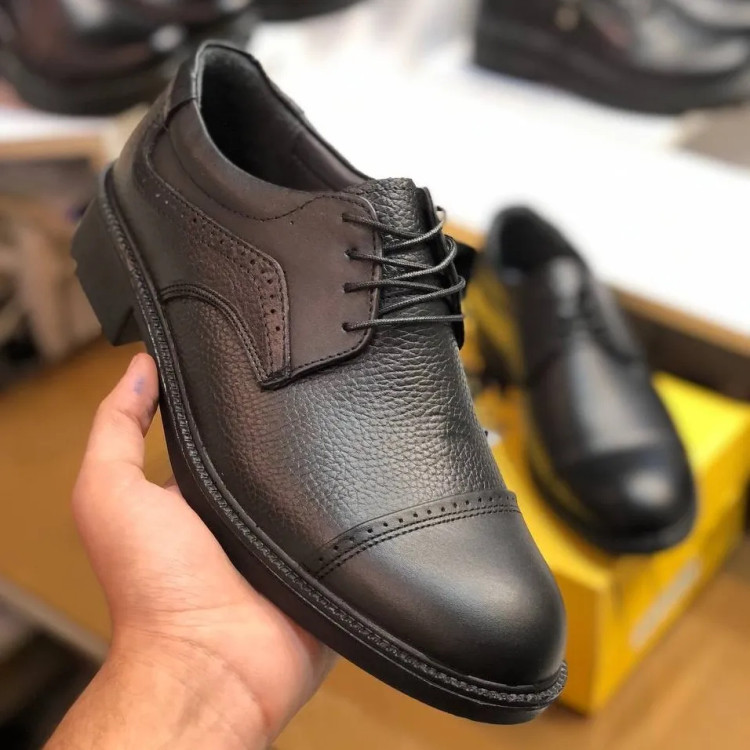 کفش چرم طبیعی مردانه مدل بندی کلاسیک راحت و بادوام مناسب ایستادن طولانی