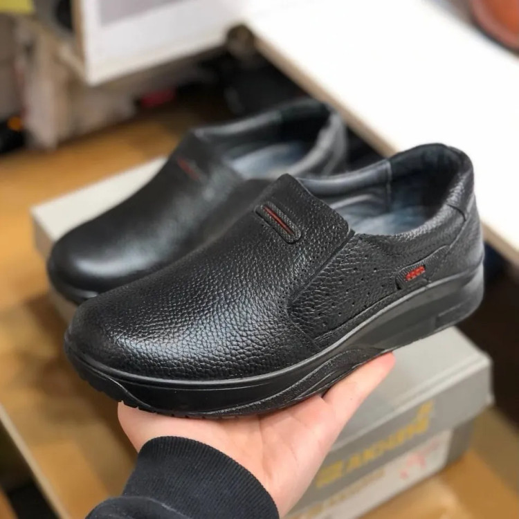 کفش چرم طبیعی طبی زنانه و مردانه راحت و ضد کمر درد