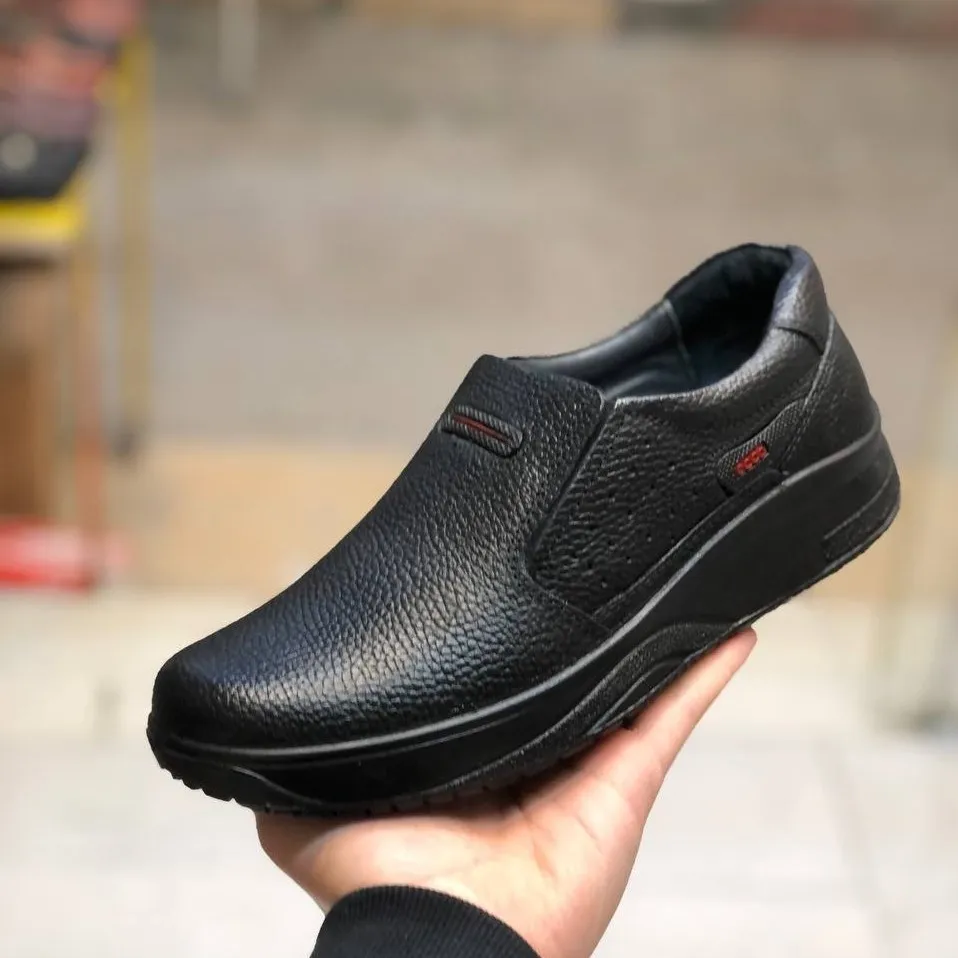 کفش چرم طبیعی طبی زنانه و مردانه راحت و ضد کمر درد