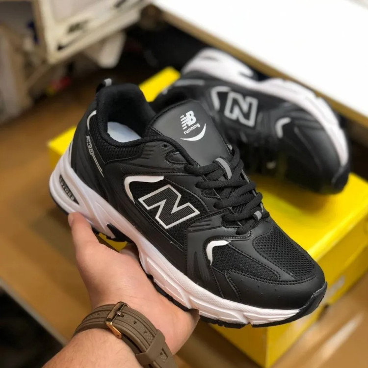 کفش ورزشی زنانه و مردانه نیوبالانس 530 سفید مشکی | راحتی و استایل روزمره
