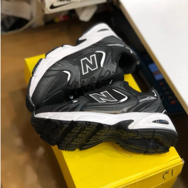 کفش ورزشی زنانه و مردانه نیوبالانس 530 سفید مشکی | راحتی و استایل روزمره