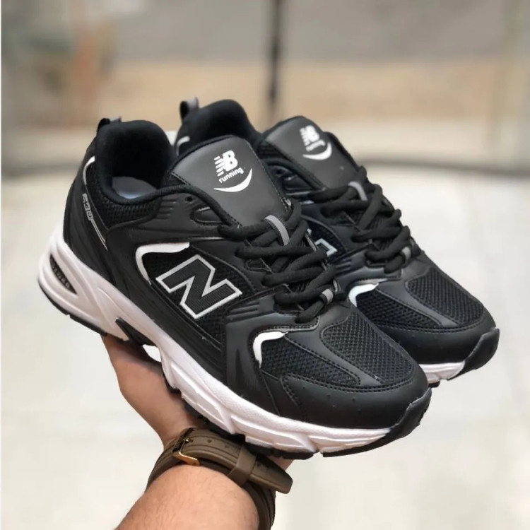 کفش ورزشی زنانه و مردانه نیوبالانس 530 سفید مشکی | راحتی و استایل روزمره