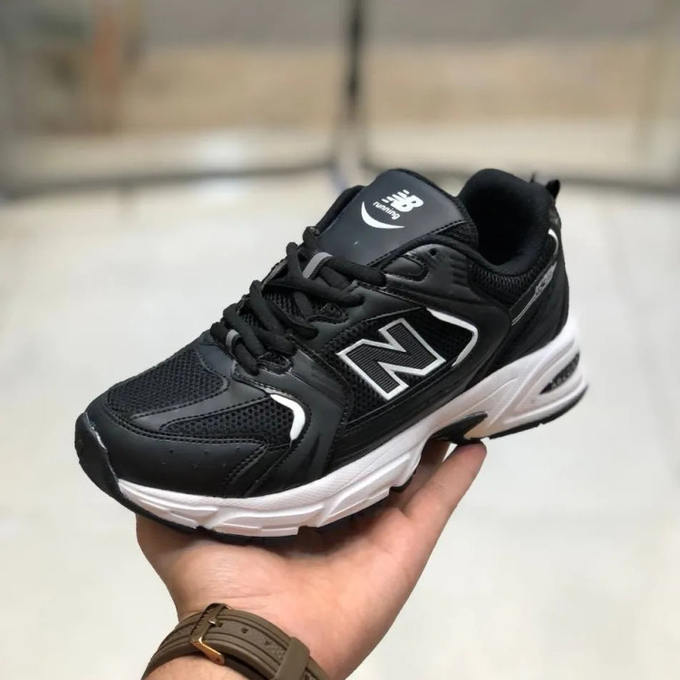 کفش ورزشی زنانه و مردانه نیوبالانس 530 سفید مشکی | راحتی و استایل روزمره
