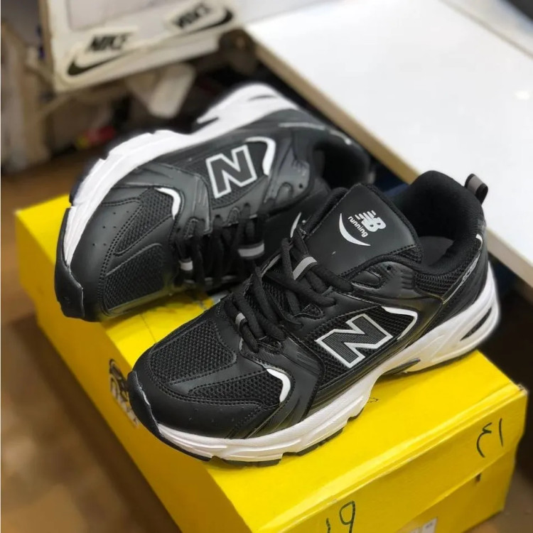 کفش ورزشی زنانه و مردانه نیوبالانس 530 سفید مشکی | راحتی و استایل روزمره