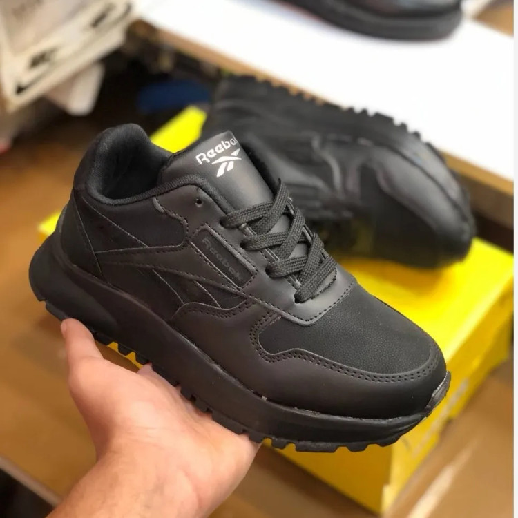 کتونی اسپرت مشکی زنانه و مردانه مدل ریبوک، مناسب پیاده روی و باشگاه