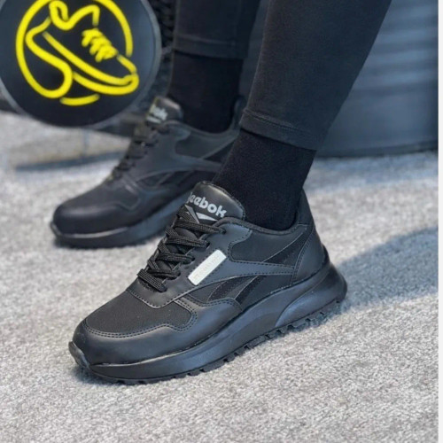 کتونی اسپرت مشکی زنانه و مردانه مدل ریبوک، مناسب پیاده روی و باشگاه