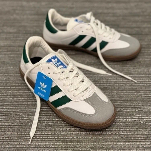 کفش سامبا ادیداس زنانه رنگ سفید سبز