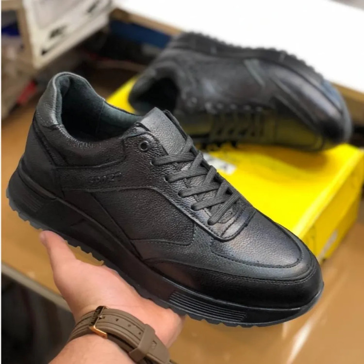 کفش مردانه چرم طبیعی مدل کلاسیک راحت و بادوام روزمره و اداری