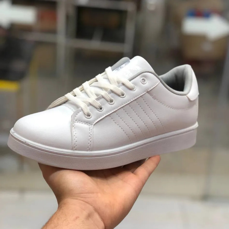 ونس سفید مردانه چرم صنعتی زیره پیو راحت و سبک کد 367