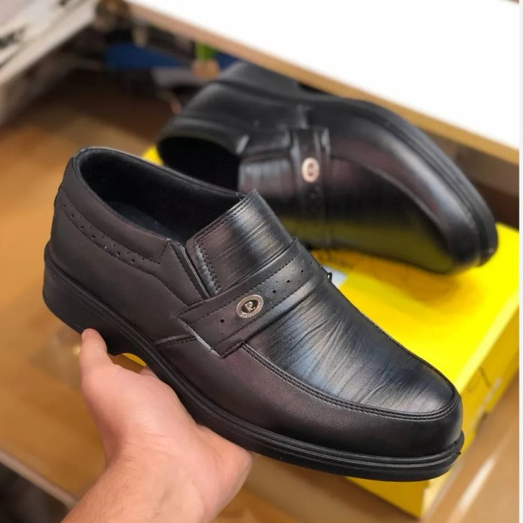 کفش مردانه چرم مصنوعی اداری و روزمره راحت و بادوام