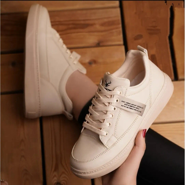 کفش زنانه چرم صنعتی ضد آب سبک و راحت زیره پیو دور دوخت طبی سایز 37 تا 41