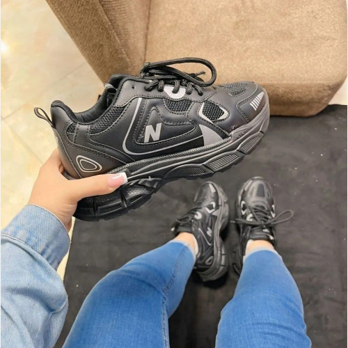 کفش اسپرت مشکی مردانه زنانه نیوبالانس پیاده روی و روزمره