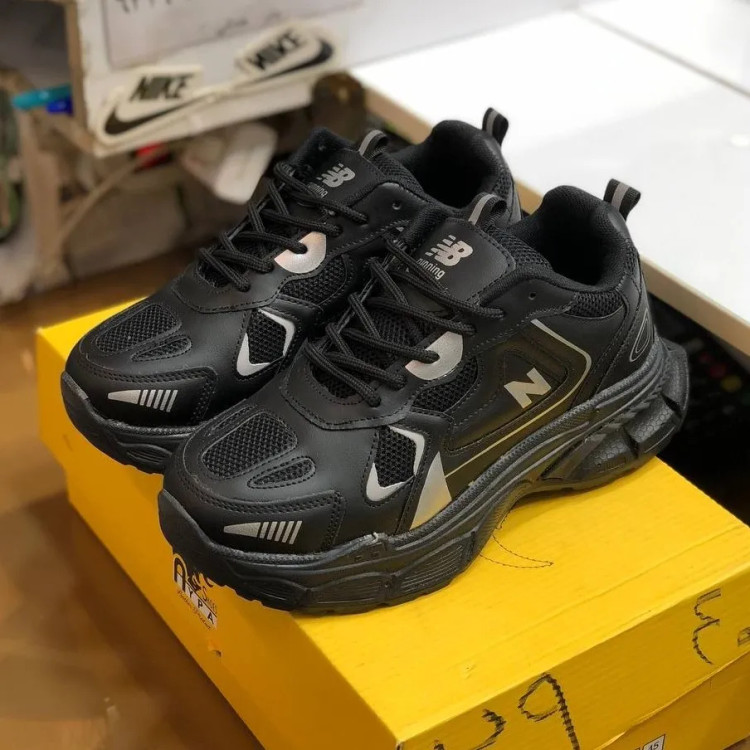 کفش اسپرت مشکی مردانه زنانه نیوبالانس پیاده روی و روزمره