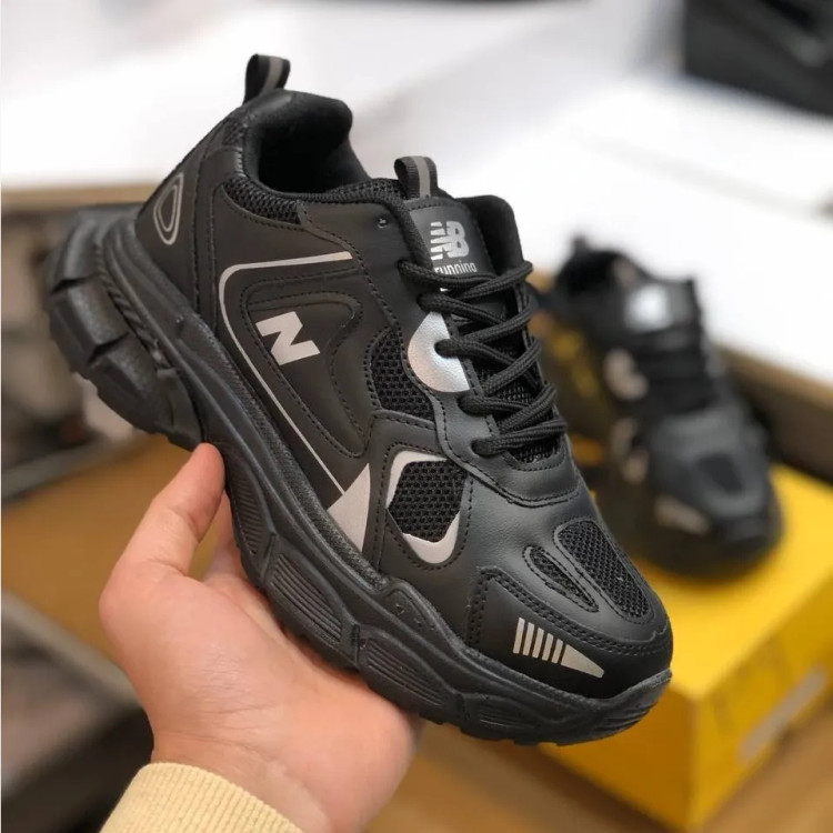 کفش اسپرت مشکی مردانه زنانه نیوبالانس پیاده روی و روزمره