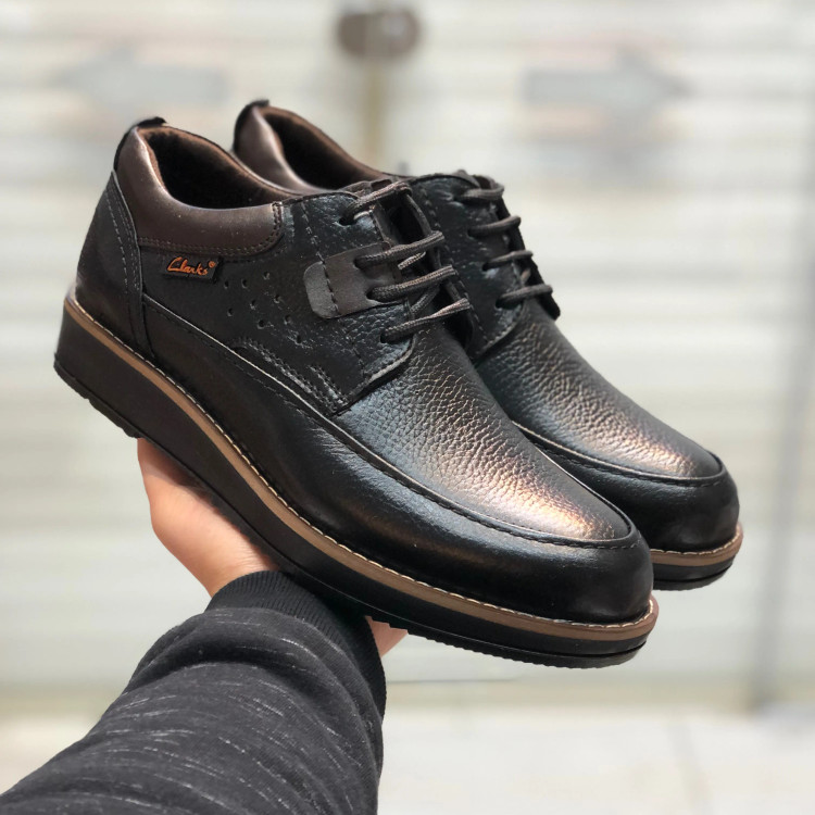 کفش مردانه چرم طبیعی کلاسیک اداری و رسمی راحت زیره پیو طبی