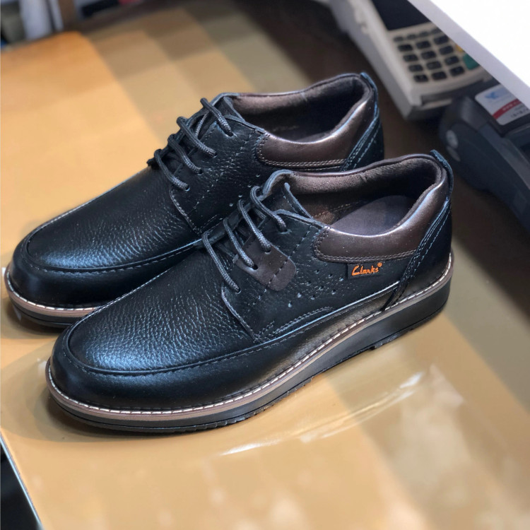 کفش مردانه چرم طبیعی کلاسیک اداری و رسمی راحت زیره پیو طبی