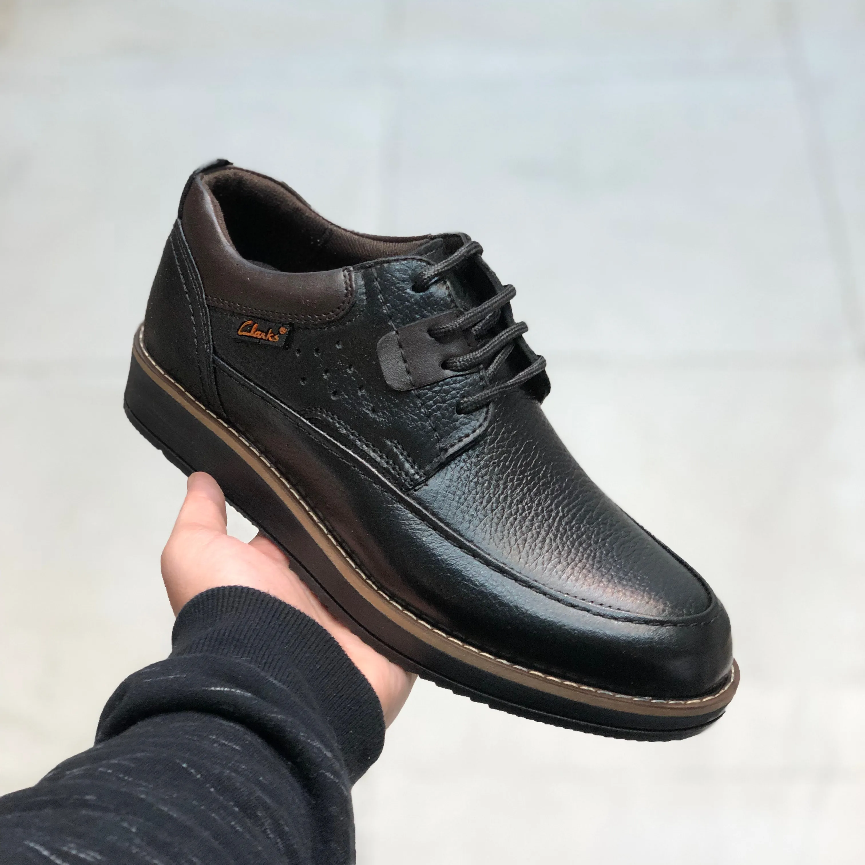 کفش مردانه چرم طبیعی کلاسیک اداری و رسمی راحت زیره پیو طبی