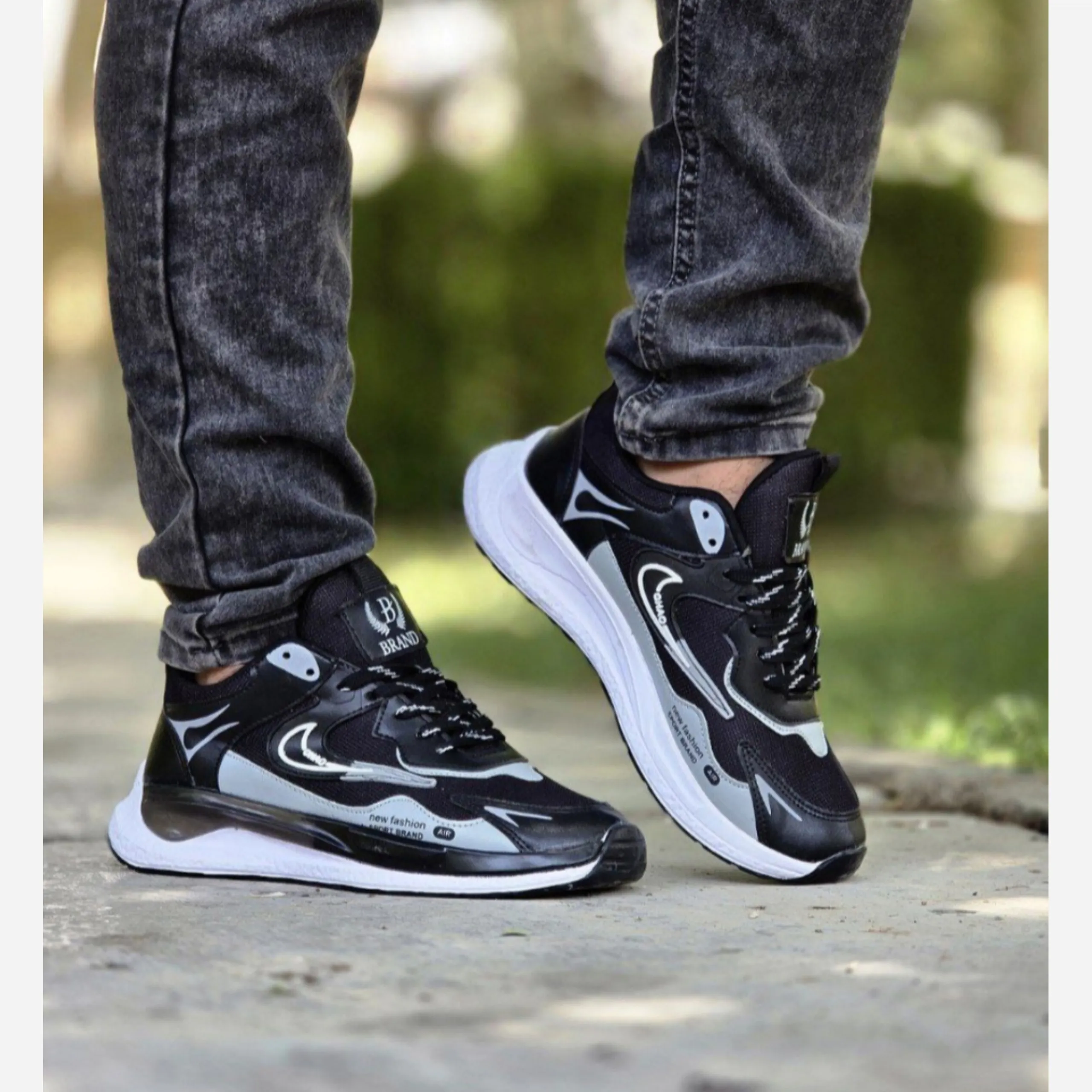 کفش اسپرت مردانه شیک و راحت، مناسب باشگاه و پیاده روی، قابل شستشو