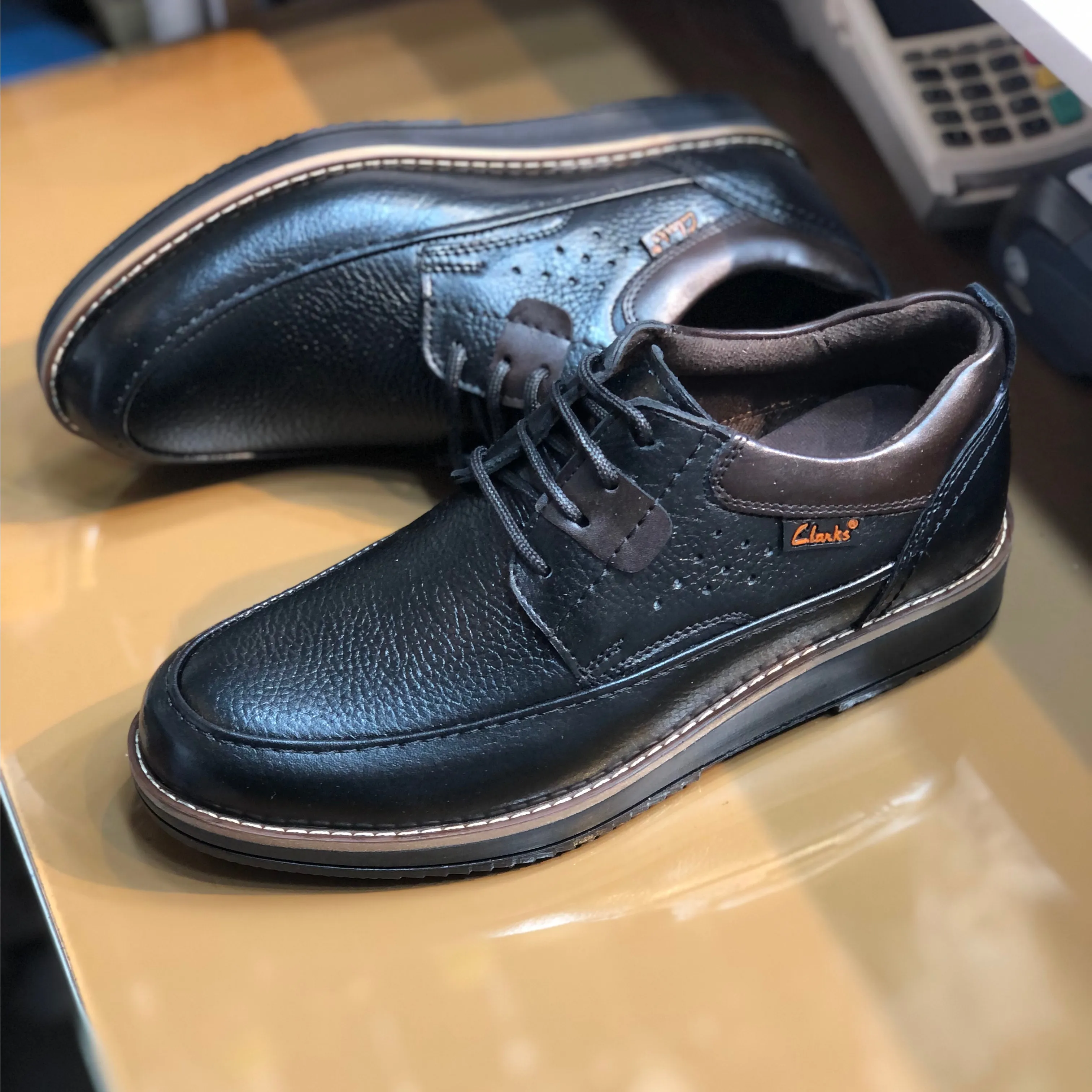 کفش مردانه چرم طبیعی کلاسیک اداری و رسمی راحت زیره پیو طبی