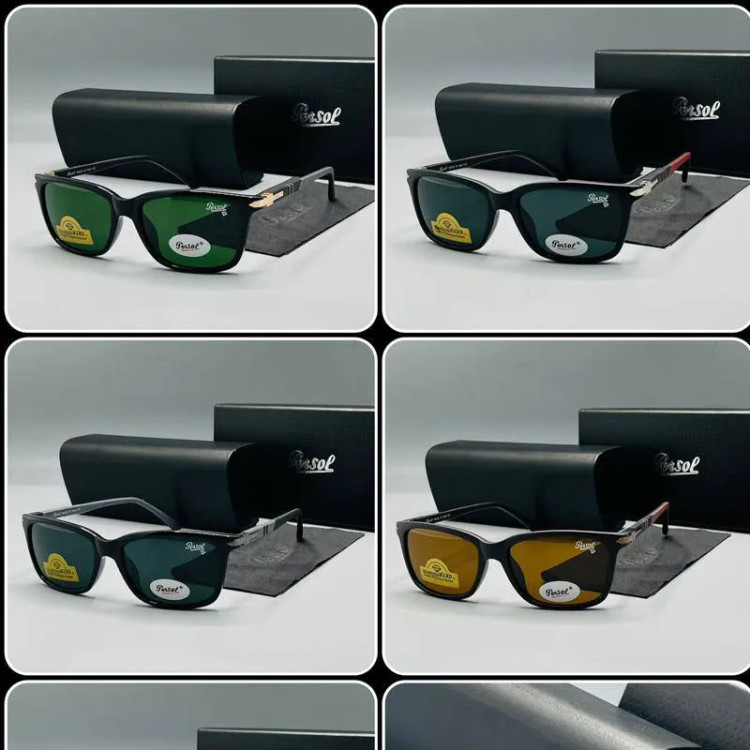 عینک آفتابی پرسول کد 8081 شیشه سنگ persol مناسب آقایان و بانوان