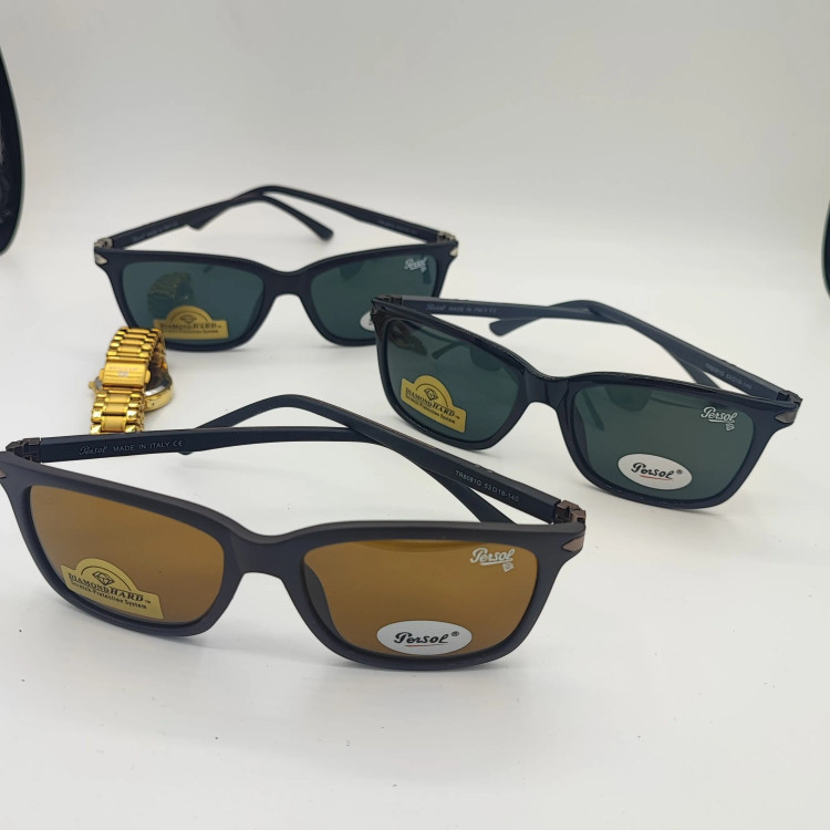 عینک آفتابی پرسول کد 8081 شیشه سنگ persol مناسب آقایان و بانوان