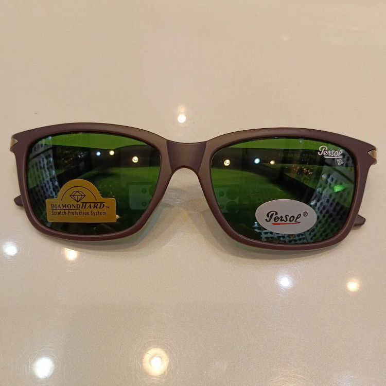عینک آفتابی پرسول کد 8081 شیشه سنگ persol مناسب آقایان و بانوان