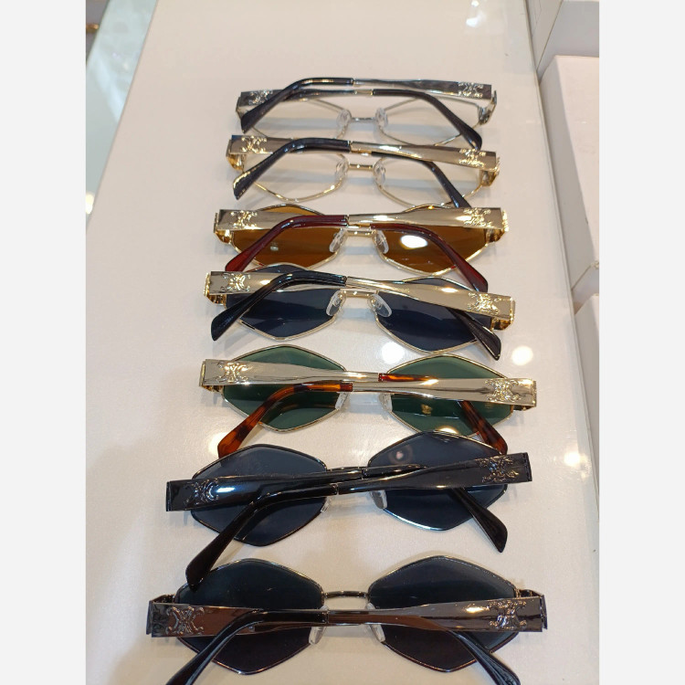 عینک سلین فلزی لوزی ترند آیتم 8245