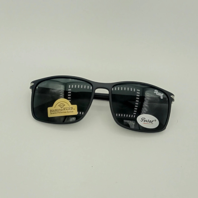 عینک آفتابی پرسول persol دسته فنر کد 8076 شیشه دایموند هارد شیشه ضد خش