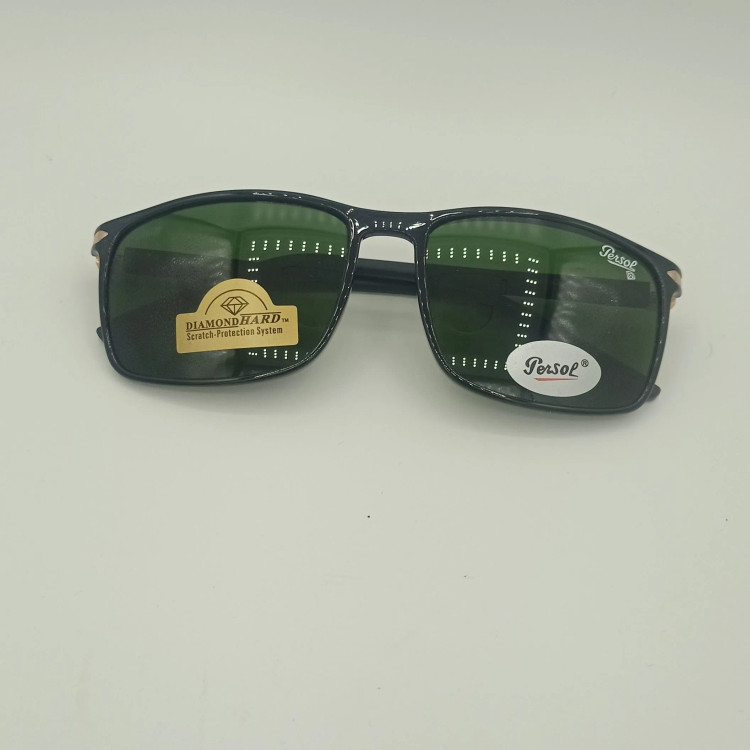 عینک آفتابی پرسول persol دسته فنر کد 8076 شیشه دایموند هارد شیشه ضد خش