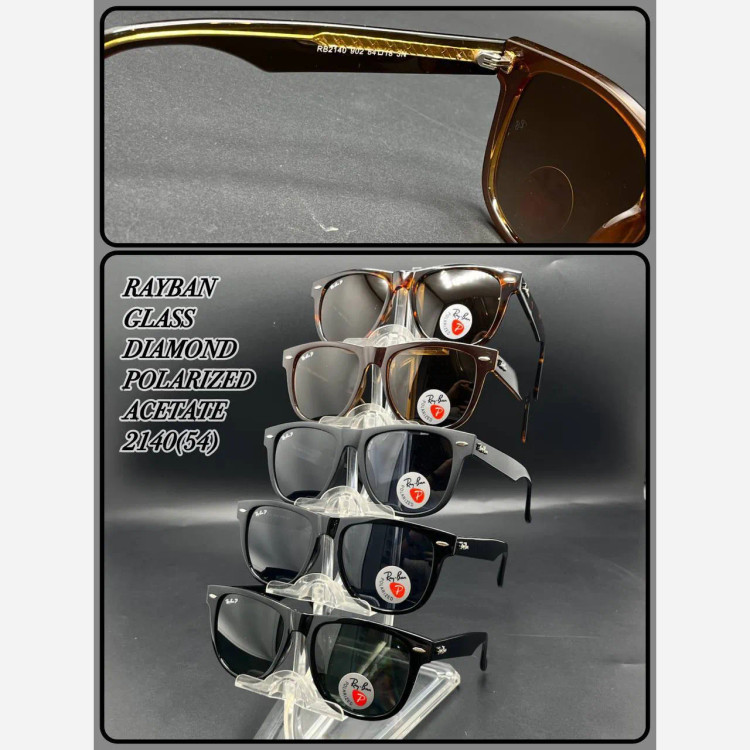 عینک دسته سیم ریبن ویفر پلاریزه شیشه سنگ سایز 54