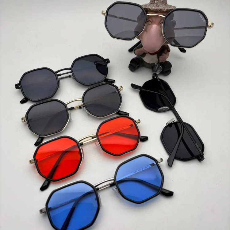 عینک آفتابی پلیس police شش اصلی ضلعی نوید محمد زاده UV400