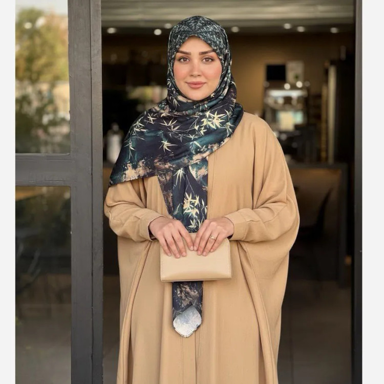 روسری طرح بامبو سه بعدی زنانه | شال و روسری خاص و شیک