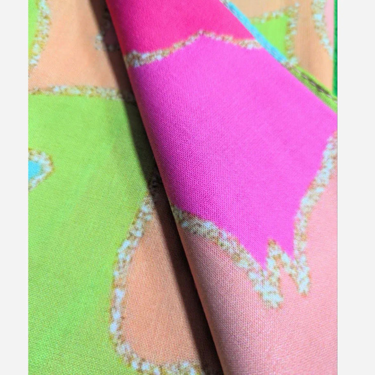 روسری زنانه طرح رنگین کمان با طرح شاد و درخشان - قواره متوسط