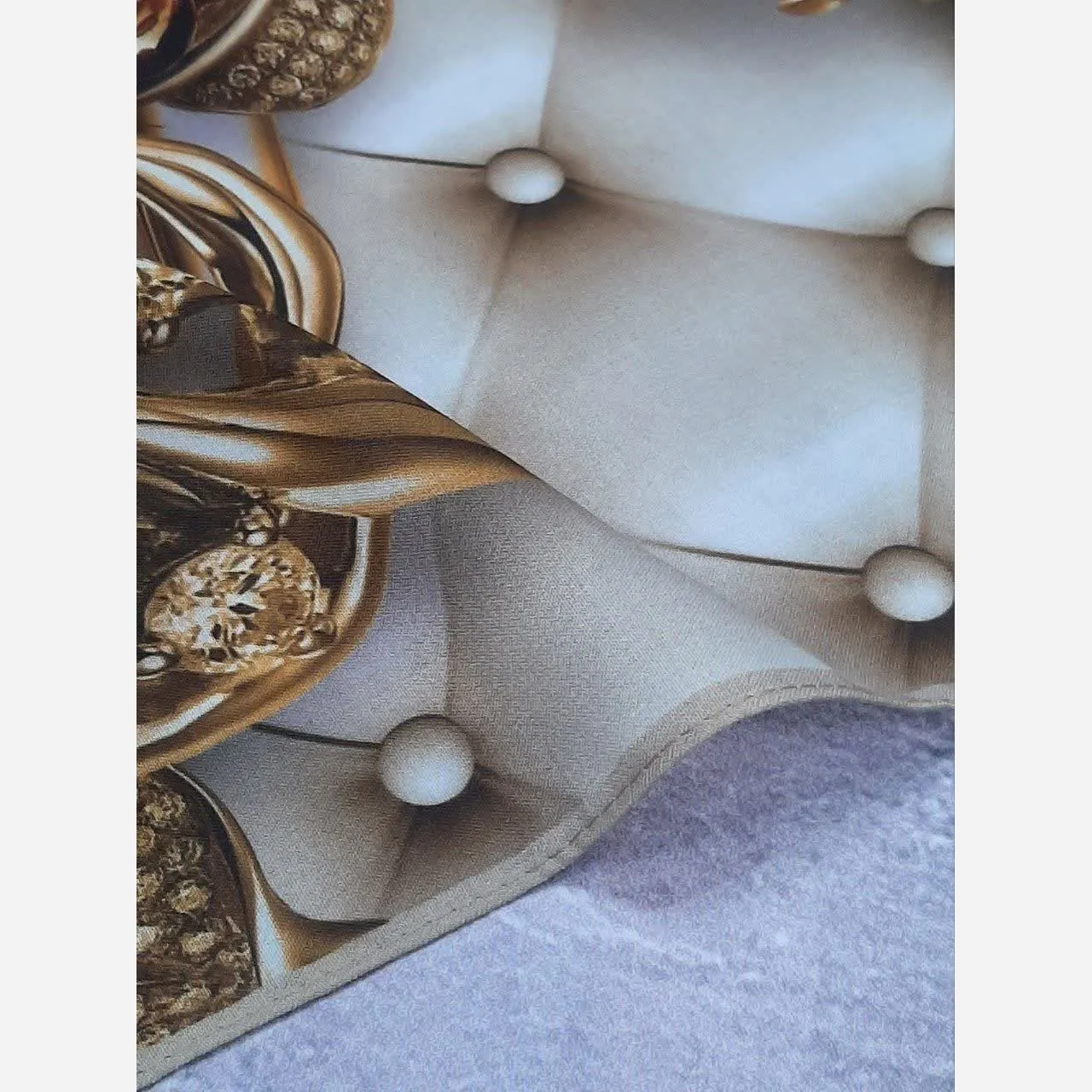 شال و روسری مجلسی طرح شقایق قواره بزرگ نخ کاستوم سیتو 140x140