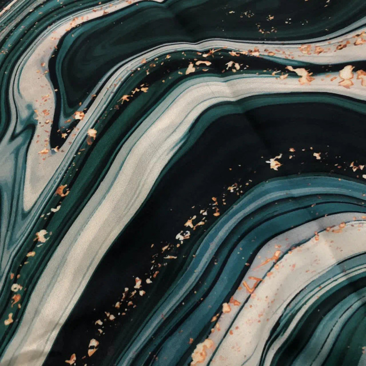 شال و روسری طرح رزین نخی کاستوم قواره بزرگ 140 سانتی شیک و مجلسی