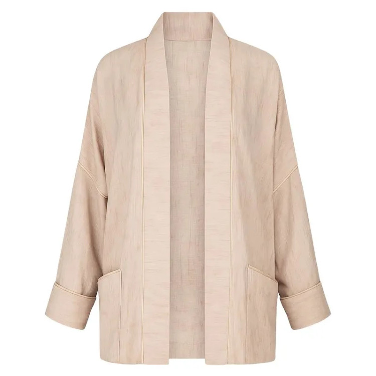 مانتو زنانه شانتون آستین کیمانو فری سایز مناسب روزمره و مهمانی