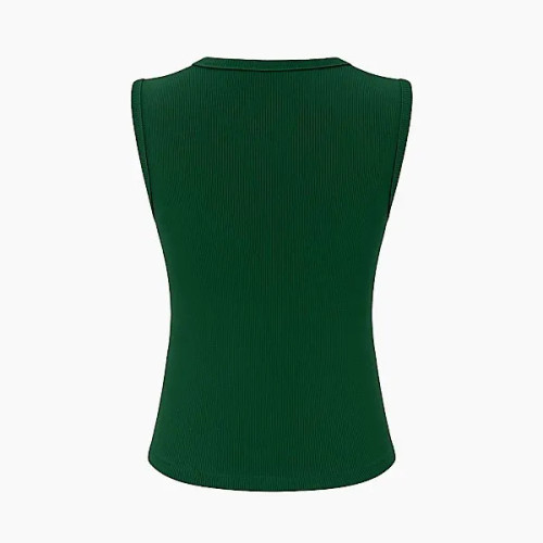 تاپ کراپ زنانه کبریتی یقه گرد بدون آستین فری سایز