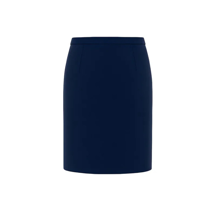 دامن فون کرپ سرمهای زنانه - مناسب مهمانی و محل کار