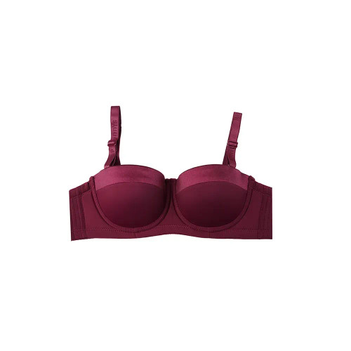 سوتین زنانه ساتن اسفنجی فنردار بند جدا شونده سایزبزرگ