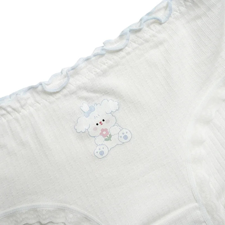 شورت اسلیپ نخی دخترانه طرح سگ سایز M