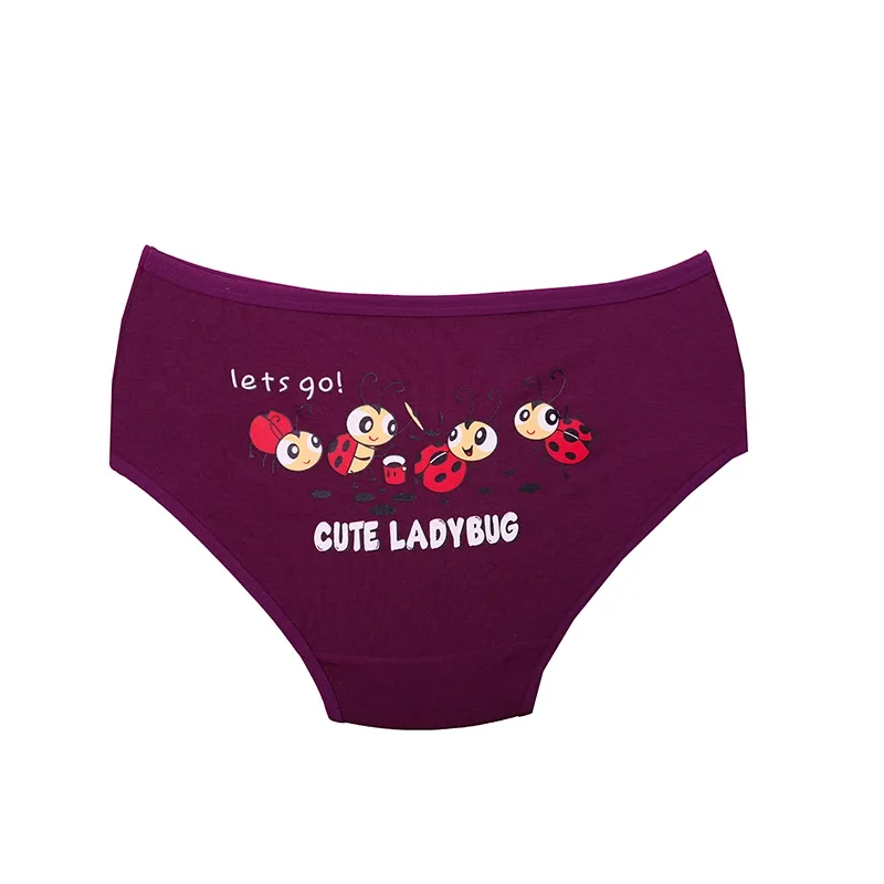 شورت اسلیپ نخی زنانه طرح کفشدوزک مدل Cute Ladybug سایز XL