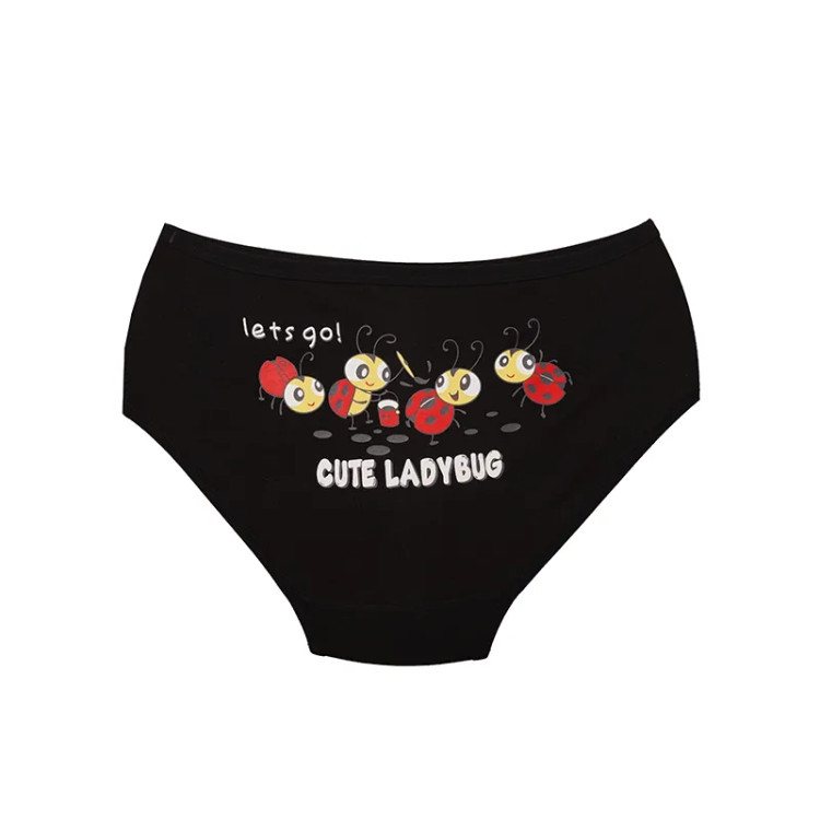 شورت اسلیپ نخی زنانه طرح کفشدوزک مدل Cute Ladybug سایز XL