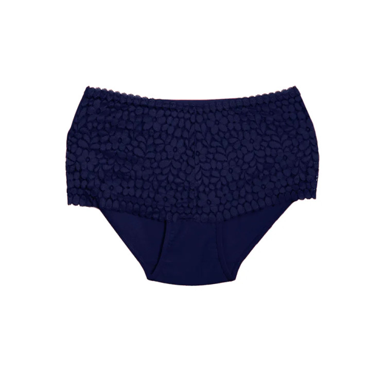 شورت اسلیپ توری زنانه سایز 2XL مدل طرحدار