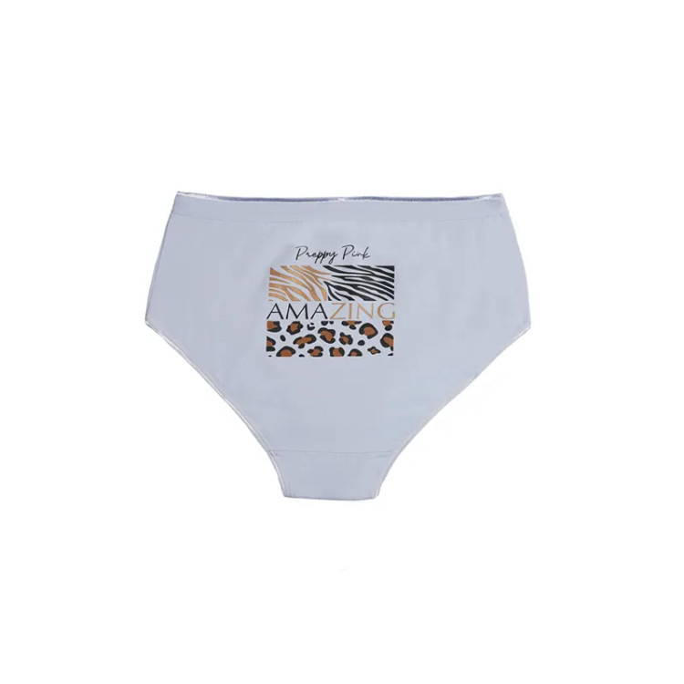 شورت زنانه نخ پنبه مدل اسلیپ طرح پلنگی سایز 2XL